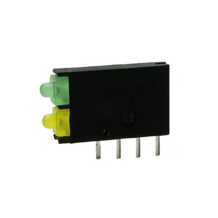 DIALIGHT Led Circuit Board Indicators Green/Yellow Diffused 571-0123F